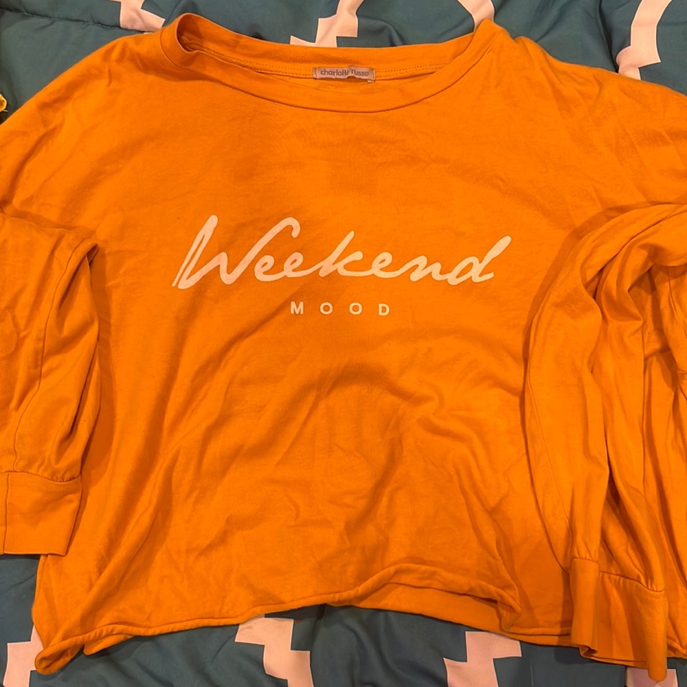 oversized crop tee